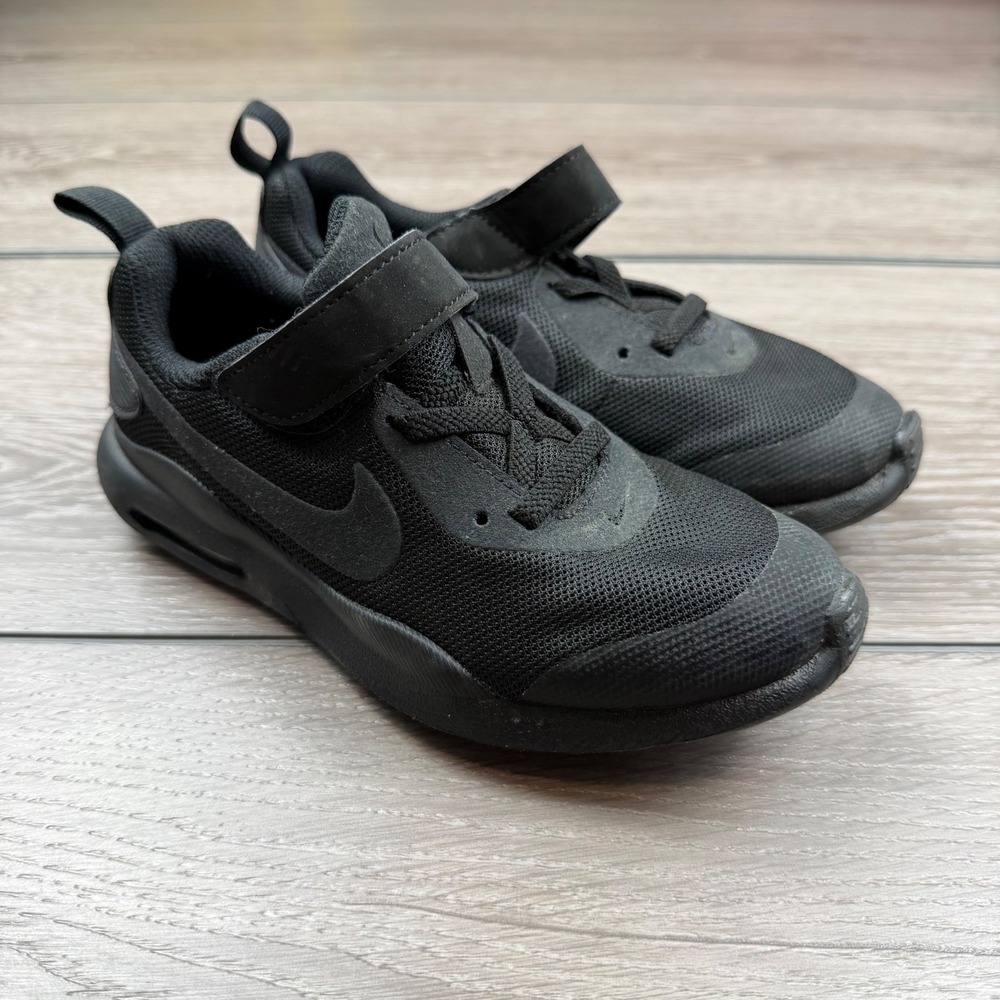 Nike Unisex Kids Air Max Oketo Running Shoes Triple‎ Black Size 13C